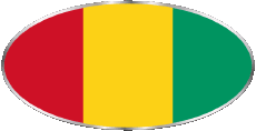 Banderas África Guinea Oval 01 
