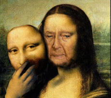 Humour - Fun PERSONNAGES Divers Mona Lisa 