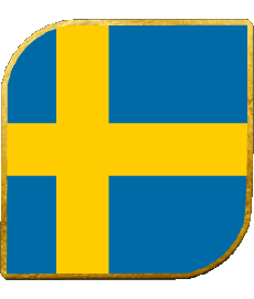 Bandiere Europa Scamosciato Quadrato 