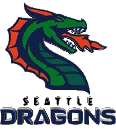 Sports FootBall Américain U.S.A - X F L Seattle Dragons 