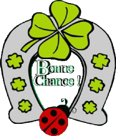 Messages French Bonne Chance Transparent Background 05 