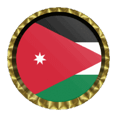 Flags Asia Jordan Round - Rings 