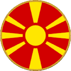 Flags Europe Macedonia Round 