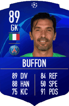 Multi Media Video Games F I F A - Card Players Italy Gianluigi Buffon 