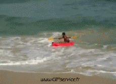 Umorismo -  Fun Sportivo Canoa Kayak Cadute - Fail 