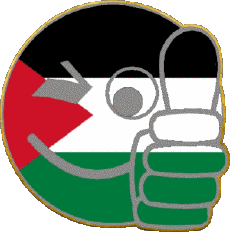 Flags Asia Palestine Smiley - OK 