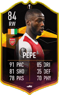 Multi Media Video Games F I F A - Card Players Ivory Coast Nicolas Pépé 