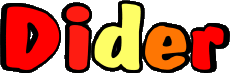 Prénoms MASCULIN - France D Dider 