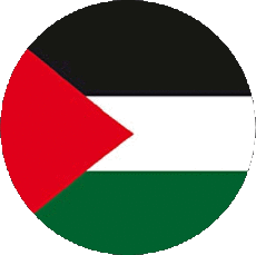 Bandiere Asia Palestina Tondo 