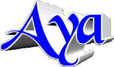 Nombre FEMENINO - Magreb Musulmán A Aya 