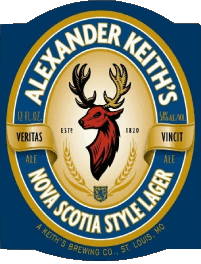 Boissons Bières Canada Alexander Keith's 