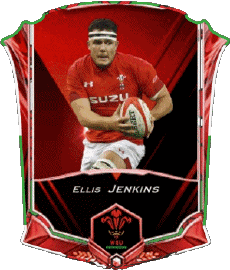 Sportivo Rugby - Giocatori Galles Ellis Jenkins 