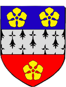 Blasone-Bandiere Francia Dipartimenti - Città 22 TREGUEUX Blasone