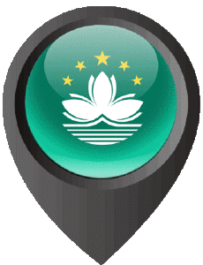 Bandiere Asia Macao Perno di posizione 