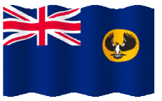 Fahnen Ozeanien Australien South Australia Welligkeit 