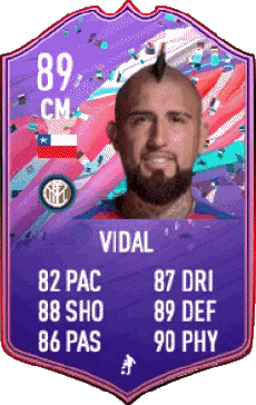 Multimedia Vídeo Juegos F I F A - Jugadores  cartas Chile Arturo Vidal 