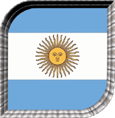 Flags America Argentina Square 