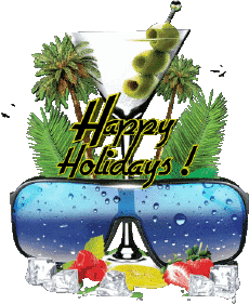 Messages English Happy Holidays Transparent Background 20 