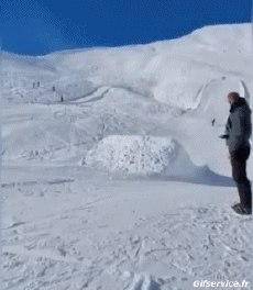 Umorismo -  Fun Sportivo Snowboard Free Style Gamelle Fail 