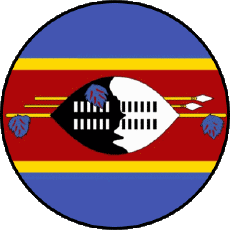 Bandiere Africa Eswatini Tondo 