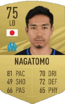 Multimedia Vídeo Juegos F I F A - Jugadores  cartas Japón Yuto Nagatomo 
