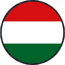 Drapeaux Europe Hongrie Rond 