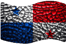 Drapeaux Amériques Panama Rectangle 