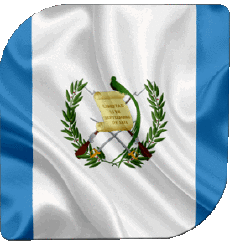 Bandiere America Guatemala Quadrato 