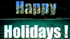 Messagi Inglese Happy Holidays Sfondo animato 001 