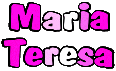 Vorname WEIBLICH - Italien M Zusammengesetzter Maria Teresa 