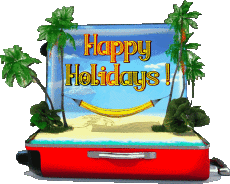 Nachrichten Englisch Happy Holidays Transparenter Hintergrund 19 