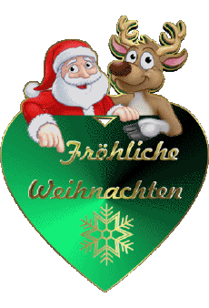 Mensajes Alemán Fröhliche  Weihnachten Serie 06 
