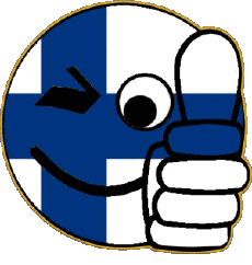 Flags Europe Finland Smiley - OK 