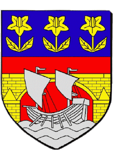 Blasón-Banderas Francia Departamentos - Ciudades 92 NEUILLY SUR SEINE 