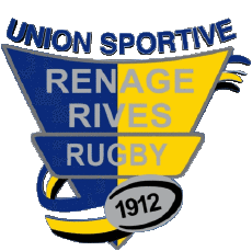Sport Rugby Club Frankreich Logo Dept 38 US Renage Rives 