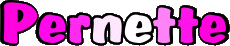 Vorname WEIBLICH - Frankreich P Pernette 