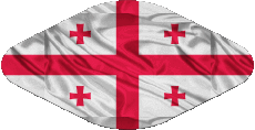 Banderas Asia Georgia Oval 02 