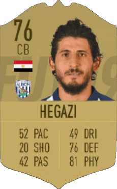Multimedia Vídeo Juegos F I F A - Jugadores  cartas Egipto Ahmed Hegazi 