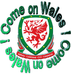 Mensajes Inglés Come on Wales Soccer 
