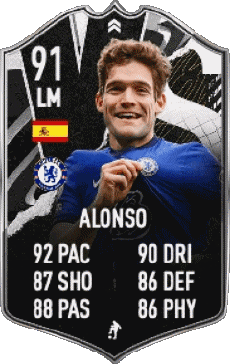 Multi Média Jeux Vidéo F I F A - Joueurs Cartes Espagne Marcos Alonso Mendoza 