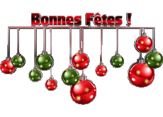 Messages French Bonnes Fêtes (Noël) Série 08 