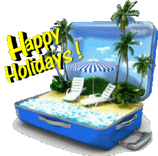 Mensajes Inglés Happy Holidays Fondo transparente 10 