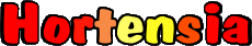 Prénoms FEMININ - Espagne H Hortensia 