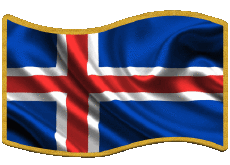 Drapeaux Europe Islande Rectangle 