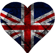 Flags Europe UK Heart 