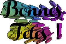 Nachrichten Französisch Bonnes Fêtes (Noël) Serie 04 