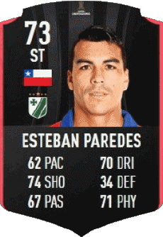 Multimedia Videospiele F I F A - Karten Spieler Chile Esteban Paredes 