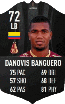 Multimedia Videospiele F I F A - Karten Spieler Kolumbien Danovis Banguero 