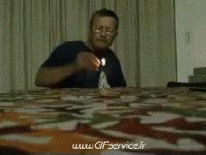 Humor -  Fun PEOPLE Play with fire Serie 01 