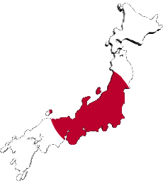 Bandiere Asia Giappone Carta Geografica 